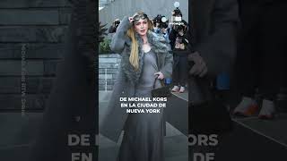 El look de Lindsay Lohan en Michael Kors Fashion Show  íconos [upl. by Lait]