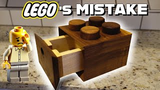 How to Make a DIY Wooden Lego Drawer [upl. by Alet793]