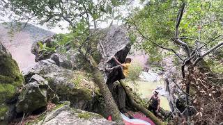 Tree Frog Arete sit V5FA [upl. by Dream]