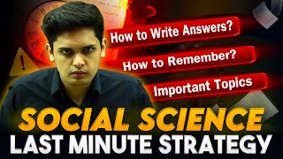 Social Science Last Minute Strategy To score 95🔥 Class 10th Prashant Kirad [upl. by Verna]