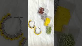 Expert guide DIY seed bead earrings [upl. by Nollaf]