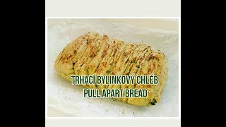 Trhací bylinkový chléb  Pull Apart Bread  Domácí pekárna  CZSK HD recipe [upl. by Atnamas]