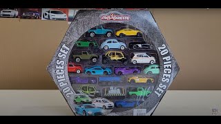 Majorette Cars 20 Pack Unboxing diecast majorette diecastcars audi lamborghini ford chevrolet [upl. by Florrie]