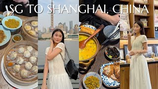 SG TO SHANGHAI CHINA first time in china coffee cafe amp bars exploring the city 飛去上海四天三夜 VLOG [upl. by Notak]