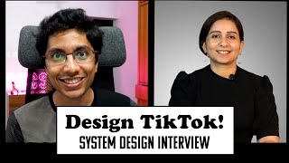 System Design Interview TikTok architecture with sudocode [upl. by Gschu]