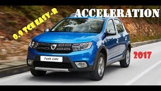 Dacia Sandero Stepway 09 TCe 2017 EasyR 0100 Hızlanma Eco ON amp Eco OFF [upl. by Noinatrad]