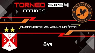 Almafuerte vs La Ñata 8va div Fecha 19 Torneo 2024 [upl. by Deehahs]