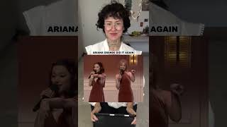 Ariana Grande Singing Sabrina Carpenter quotEspressoquot shorts music arianagrande reaction [upl. by Restivo865]