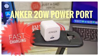 Review Anker 20W Fast Charger USBC Power Port III Cube Great for iPhone Samsung Phones [upl. by Blanche]