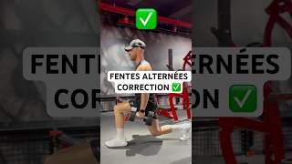 Corrige tes fentes alternées aux haltères pour un équilibre parfait et des jambes en béton  💪 [upl. by Neel]