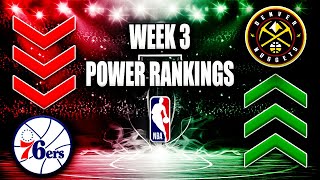 NBA Week 3 Power Rankings [upl. by Kenleigh873]