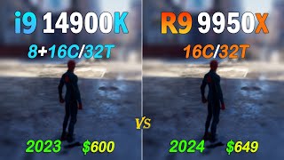 Ryzen 9 9950X vs i9 14900K  Which one is Better [upl. by Affrica]