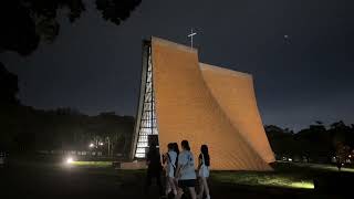 台中東海大學，夜間散步｜Tunghai Unviersity walking [upl. by Silletram859]