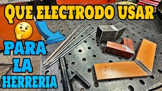 🤔 Que ELECTRODO usar para INICIAR en la HERRERÍA y QUE AMPERAJE USAR 🔥 [upl. by Cathlene]