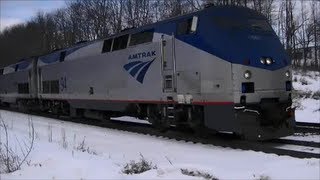 BNSF Light Power Crew Changes and Boards Amtrak [upl. by Nosauq121]