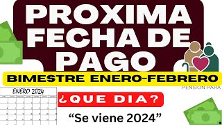 ¿CUáNDO será el Próximo PAGO💰 de Pensión del Bienestar para adultos mayores  ENERO 2024 AUMENTO❤️ [upl. by Ariana]