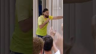 EPIC INITIATION 🎶😅  Ben Brereton Diaz blasts out Sweet Caroline [upl. by Almallah886]