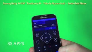 Samsung Galaxy S4 I9505 transform to S5 TouchWiz [upl. by Daniels615]