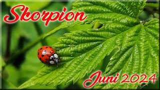 ♏ Skorpion  Juni 2024 ♏  Das Gute im Schlechten [upl. by Wilkey638]