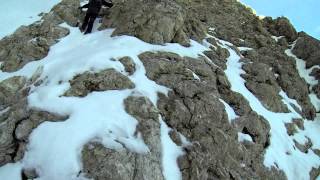 Ferrata Oskar Schuster al Sassopiatto  GoPro Hero 3 [upl. by Dukey460]