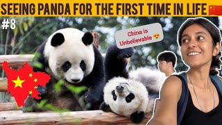 GIANT PANDA BREEDING BASE CAMP 🐼  Life Time Experience In China 🇨🇳 [upl. by Eelaras]