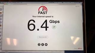 10 Gigabit Internet Speed Test [upl. by Hareenum]