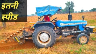 इतना स्पीड से कार्य।। TRENCHING MACHINE ।। PIPELINE MACHINE ।। SONALIKA TRENCHER ।। [upl. by Loftus]