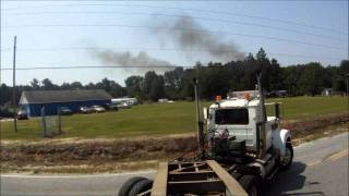 Mack Lowboy Hauling the dozer [upl. by Varuag]