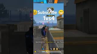 freefire 1vs4 garenafreefire gaming [upl. by Belsky398]