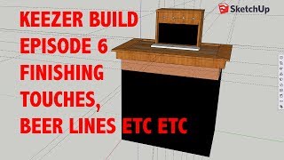 Keezer Build Episode 6  Finishing Touches Beer Lines etc etc [upl. by Gabler183]