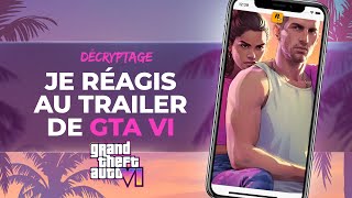 GTA VI  React trailer de GTA VI [upl. by Naujek]