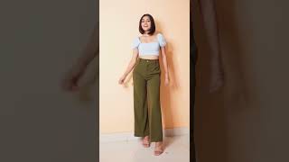 Myntra Trouser ashortaday shorts myntra whatiorderedvswhatigot trouser highwaisted myntrahaul [upl. by Mar]