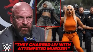 quotLIFE SENTENCEquotWWE WORLD REACTS TO LIV MORGAN GETTING ARRESTED OVER Jade Cargill [upl. by Nilrah36]