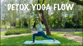 DETOX YOGA FLOW  Full Body Yoga Flow to Reset and Reconnect [upl. by Bernardi]