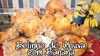 🔴BOLINHO DE CHUVAComo fazer Com banana fica uma delícia [upl. by Linc208]