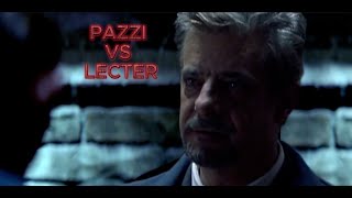 Pazzi Catches Lecter  Hannibal  Red Dragon Crossover  Giancarlo Giannini  Anthony Hopkins [upl. by Crelin]