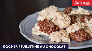 Rocher feuilletine au chocolat [upl. by Essiralc153]