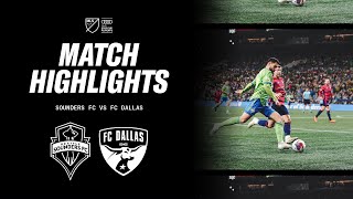 HIGHLIGHTS Seattle Sounders FC vs FC Dallas  November 10 2023 [upl. by Yeta31]