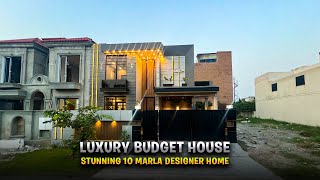 Stunning 10 Marla Luxury Design House  This Budget House All You Need [upl. by Litman239]