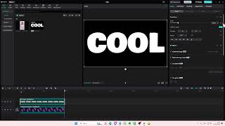 😍 BASICS How to Create a Dynamic Text Overlay Video with Black Screen Effect In CapCut PC [upl. by Zachery200]