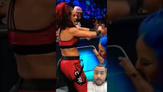 wwe bayley smackdown ajstyles wweraw wrestling wwesmackdown smackdown suplex shorts [upl. by Araeit]