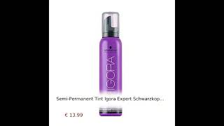 SemiPermanent Tint Igora Expert Schwarzkopf 95  1 Mousse 100 ml [upl. by Borer]