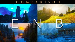 Skyrim ENB Presets Comparison 2024 Transforming Skyrims Graphics [upl. by Ellehcal391]