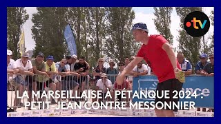 Mondial la Marseillaise à pétanque 2024  8e de finale PetitJean contre Messonnier [upl. by Zandt]