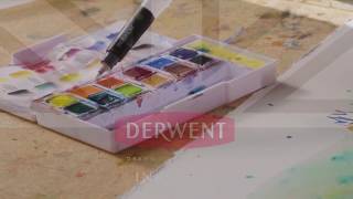 Derwent Inktense Paint Pan Set  Official Promo Video 15 seconds [upl. by Mairb]