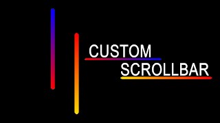 How To Create A Custom Scrollbar Design Using  HTML amp CSS [upl. by Vil]