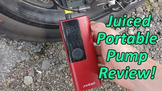 Juiced Ebike Portable Air Pump Review amp City Cruising Ep66 [upl. by Eelram]