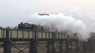 Subzero Stanier  Black 5 44871 on The Bath amp Bristol Christmas Express  021223 [upl. by Autrey]