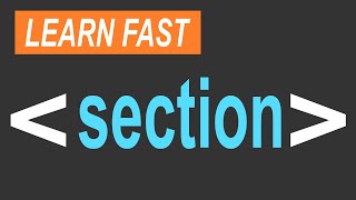 HTML section Tag Tutorial Semantic Element Easy Guide for Beginners [upl. by Ehsom221]