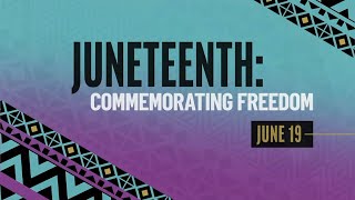 Juneteenth Celebrating Freedom a special program commemorating the holiday  NBC New York [upl. by Eelloh23]